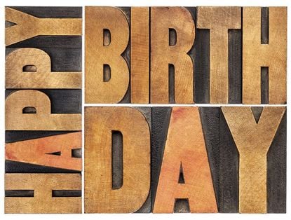 Picture of Wooden Birthday Blocks