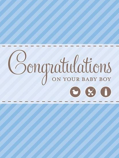 Picture of Congratulations on Your Baby Boy