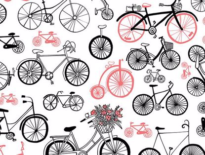 Picture of Coral Bicycle Motif
