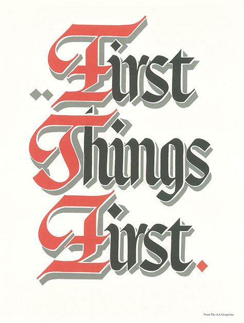 Picture of First Things First
