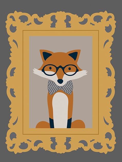 Picture of Fox in a Frame
