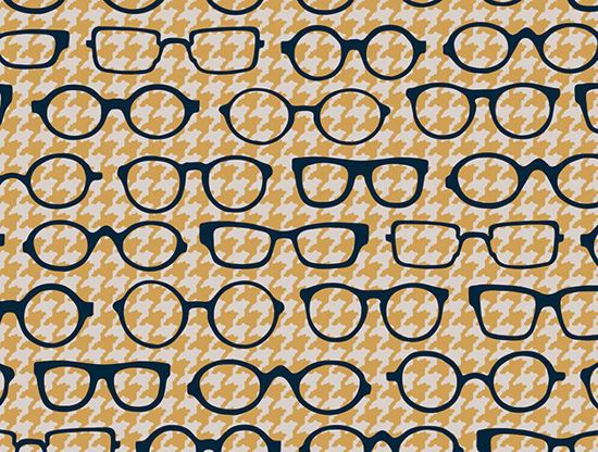Picture of Foxy Glasses on Houndstooth