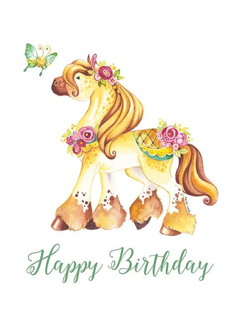 Picture of Happy Birthday Pony
