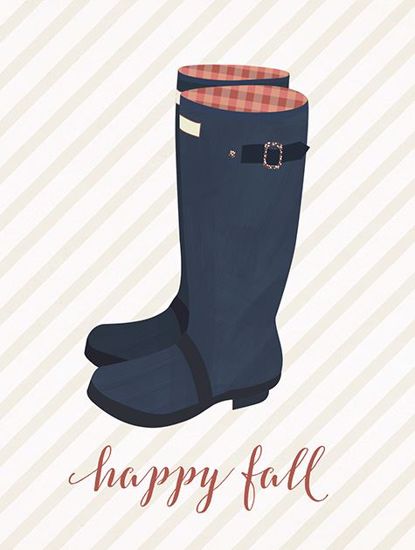 Picture of Happy Fall Wellies