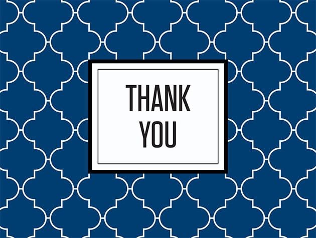 Picture of Lattice 'Thank You' Navy