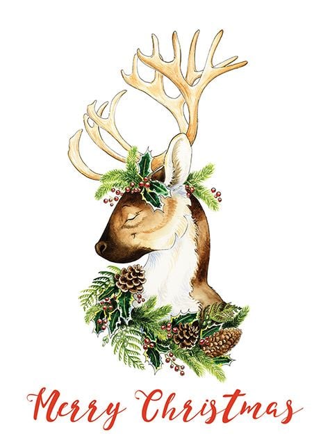 Picture of Merry Christmas Reindeer