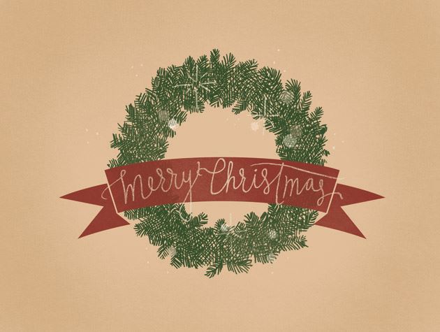 Picture of Merry Christmas Wreath