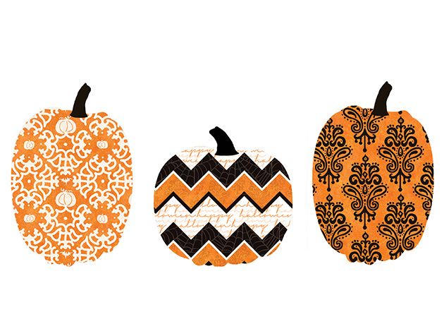 Picture of Patterned Pumpkins