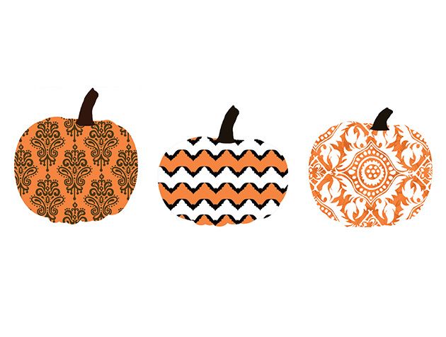 Picture of Plump Patterned Pumpkins