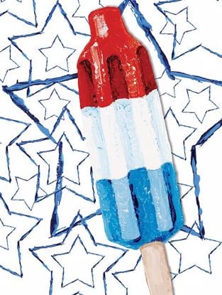 Picture of Stars Popsicle