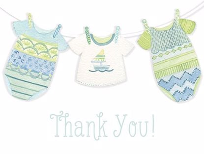 Picture of Thank You Clothesline Blue