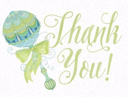 Picture of Thank You Rattle Green