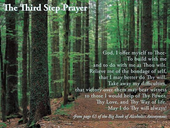 Picture of The 3rd Step Prayer