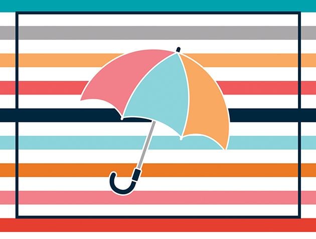 Picture of Umbrella and Stripes