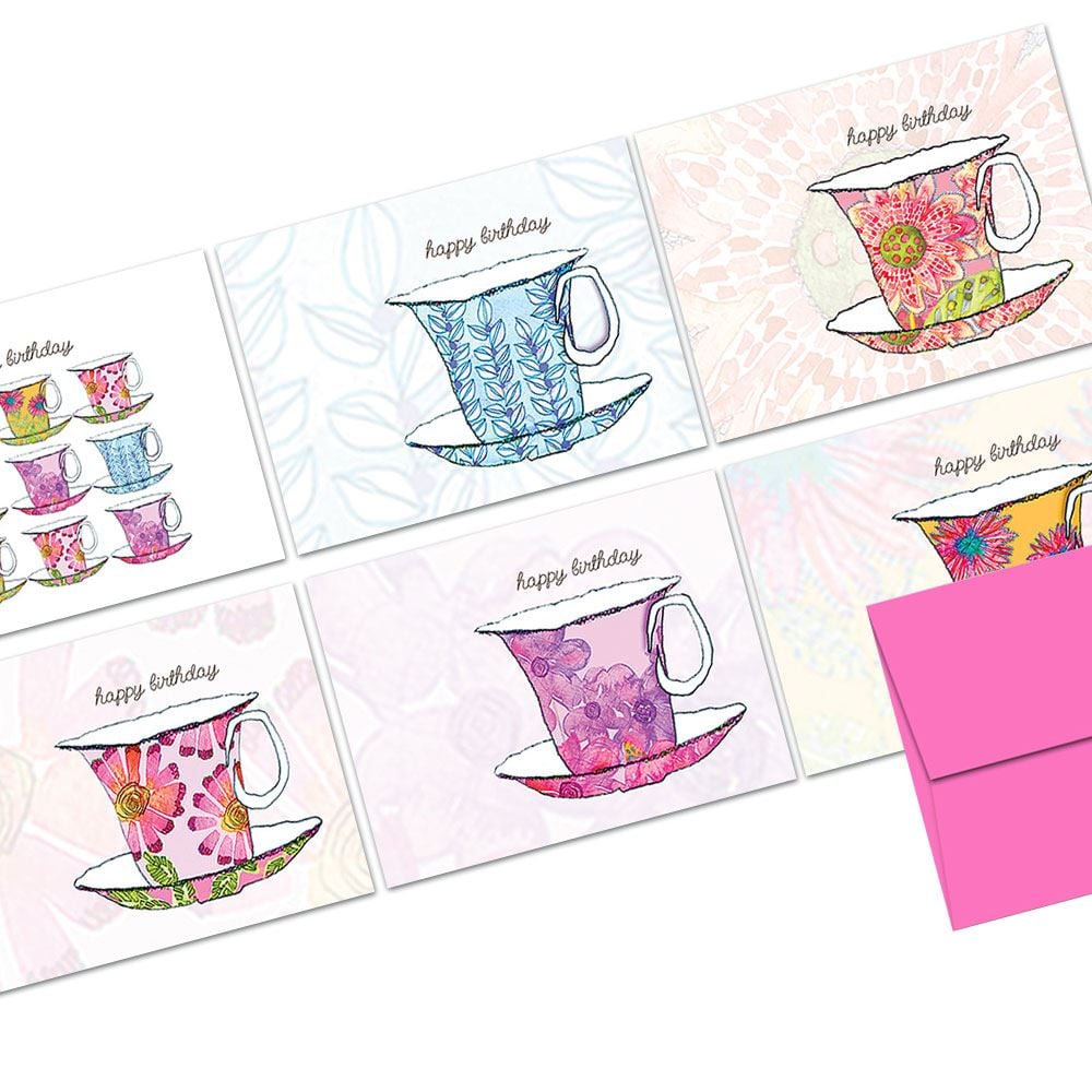 Picture of Watercolor Teacups