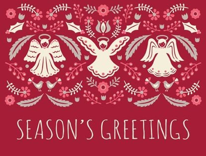 Season's Greetings Angels 