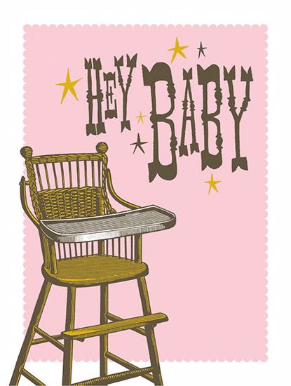 Picture of Pink Hey Baby Highchair