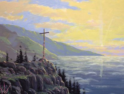 Picture of Cross & Mountains