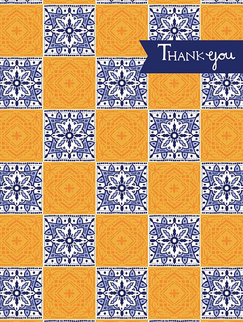 Picture of La Dolce Vita Tiles Thank You